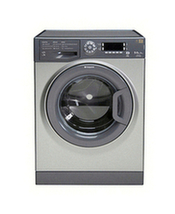 Hotpoint WDUD9640G Washer Dryer, 9kg Wash/6kg Dry Load, A Energy Rating, 1400rpm Spin, Graphite